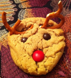 Peanut Butter Reindeer Cookie