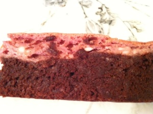 Raspberry Cheesecake Brownie