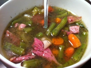 Ham and Green Bean Soup (A Seat at the Table)