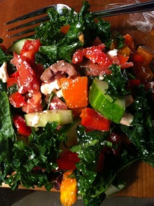 Greek Kale Salad (A Seat at the Table)