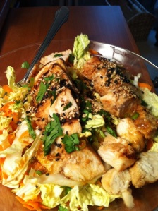 Grilled Ginger-Sesame Chicken Salad (A Seat at the Table)